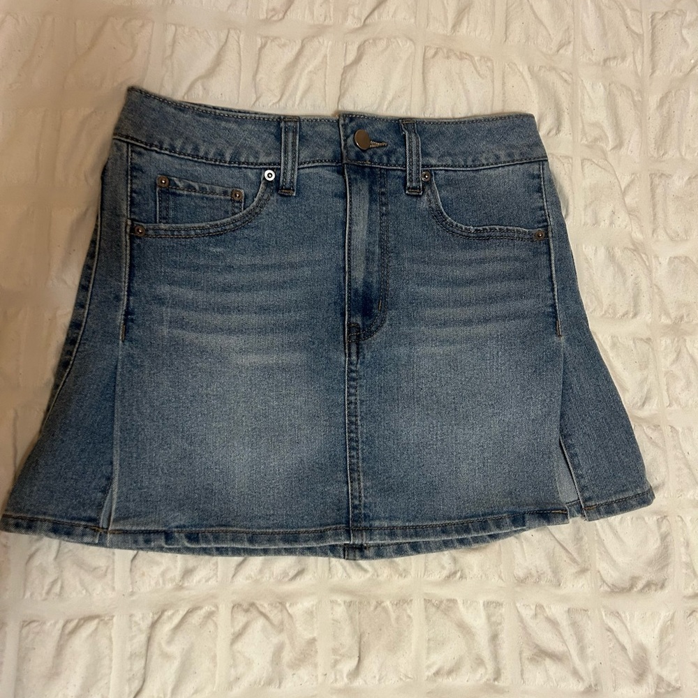 Denim Mini Skirt